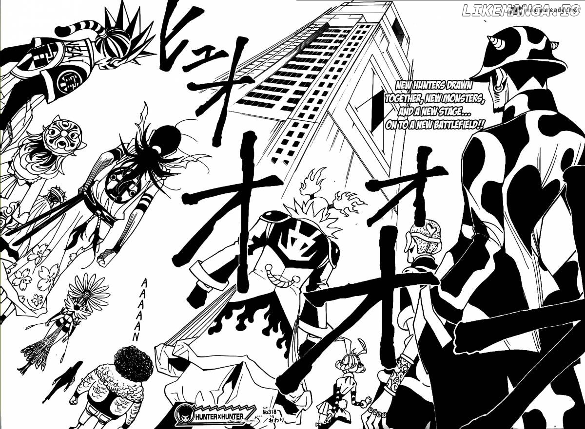 Hunter x Hunter, Chapter 318 image 14